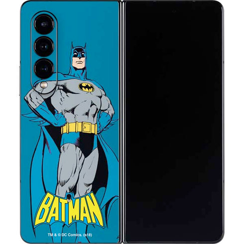 DC Comics Batman Classic Art Pose Galaxy Z Fold4 5G Skin